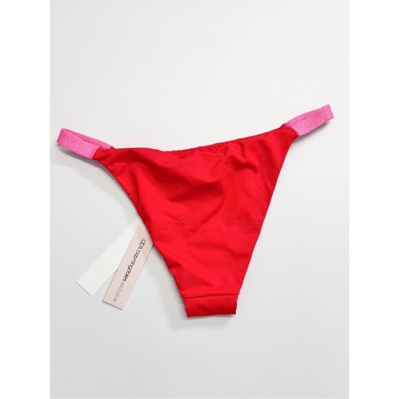 AQUA Bikini Bottom Swimwear Red Pink Beachwear Size Small NEW - Picture 5 of 8